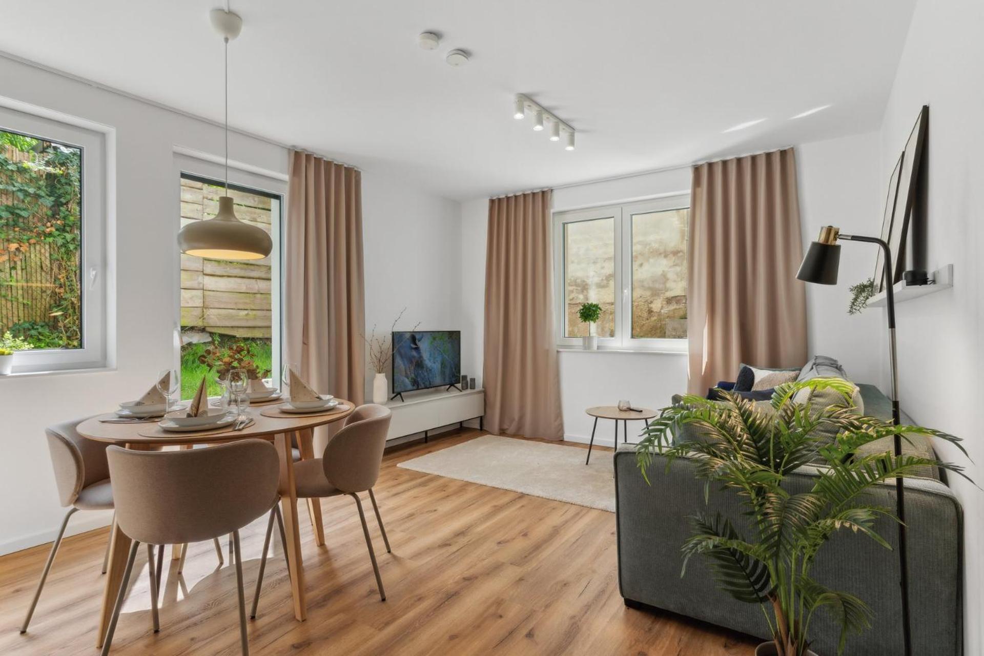 Deluxe Apartment In Bielefeld City Mit Parkplatz Und Terrasse Buitenkant foto