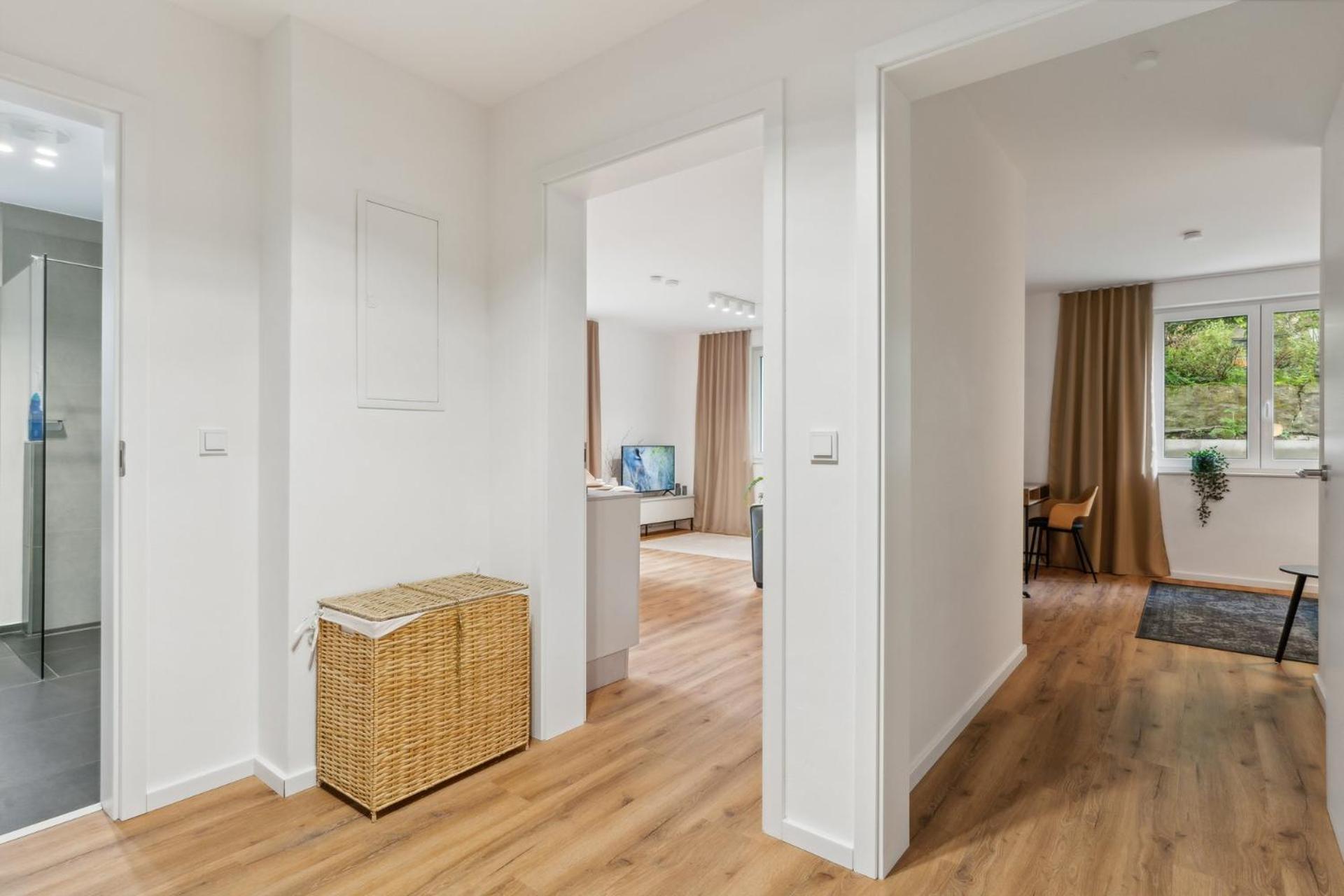 Deluxe Apartment In Bielefeld City Mit Parkplatz Und Terrasse Buitenkant foto